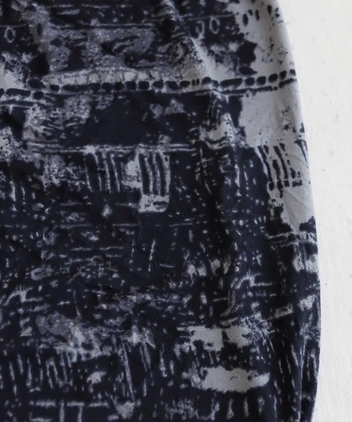 antiqua（アンティカ）の「モノトーンアート柄レギンス（レギンス/スパッツ・レディース・ミックスグレー・FREE）」の10枚目の写真