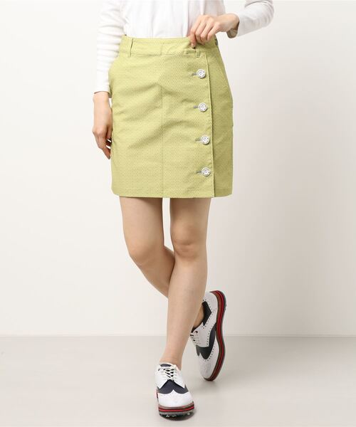 ZOY(ゾーイ)の「《ZOY》WOMENS 小紋柄 スカート(スカート・レディース・ホワイト/ベージュ系その他/レッド系その他・36/38/40)」の3枚目の写真