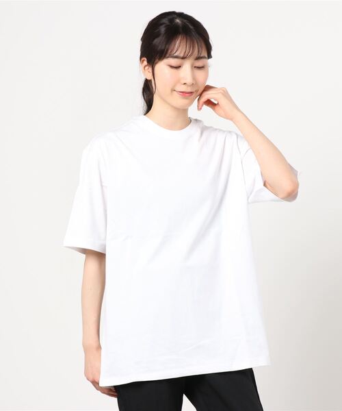 GAP（ギャップ）の「ベーシック ルーズフィット Tシャツ（Tシャツ/カットソー・レディース・ミント/ブルー/ホワイト/オレンジ系その他/ブラック/フューシャピンク・XL/M/XXS/S/L/XS）」の15枚目の写真