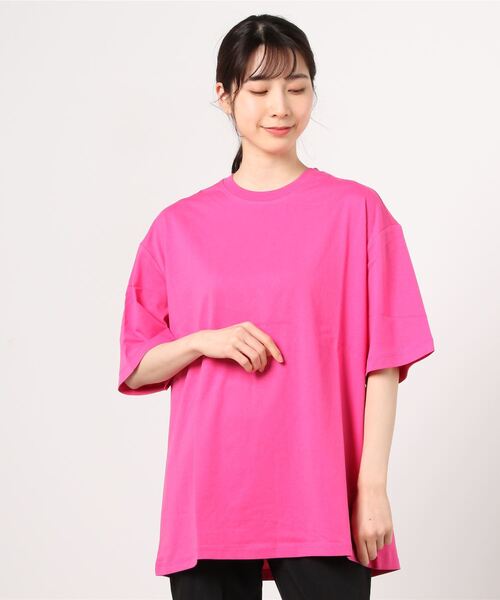 GAP（ギャップ）の「ベーシック ルーズフィット Tシャツ（Tシャツ/カットソー・レディース・ミント/ブルー/ホワイト/オレンジ系その他/ブラック/フューシャピンク・XL/M/XXS/S/L/XS）」の19枚目の写真