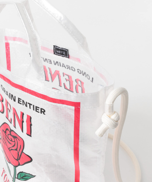 wiffle（ウィッフル）の「『別注』wiffle×Sonny Label　2WAY RICEBAG（ショルダーバッグ・メンズ・シルバー/クリア・FREE）」の18枚目の写真
