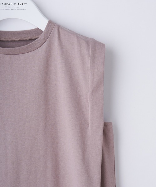 CIAOPANIC TYPY（チャオパニックティピー）の「【KIDS】USAコットン肩タックワンピース（ワンピース・キッズ・チャコールグレー/ブラウン/サンドベージュ・SMALL/MEDIUM/LARGE/X-LARGE/XX-LARGE）」の5枚目の写真