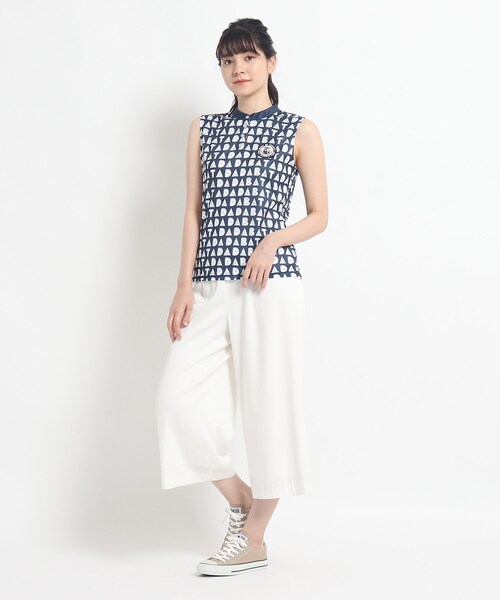adabat（アダバット）の「◆【モノグラムデザイン】 ノースリーブ プルオーバー（Tシャツ/カットソー・レディース・ホワイト系9/ネイビー系・36/38/40）」の18枚目の写真