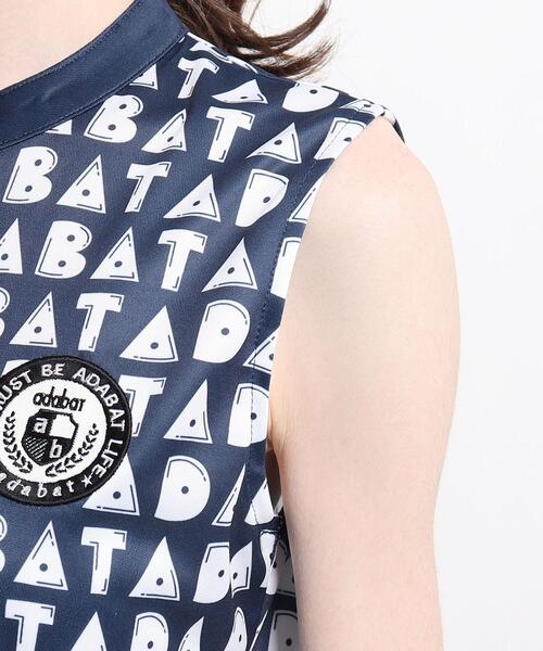 adabat（アダバット）の「◆【モノグラムデザイン】 ノースリーブ プルオーバー（Tシャツ/カットソー・レディース・ホワイト系9/ネイビー系・36/38/40）」の22枚目の写真