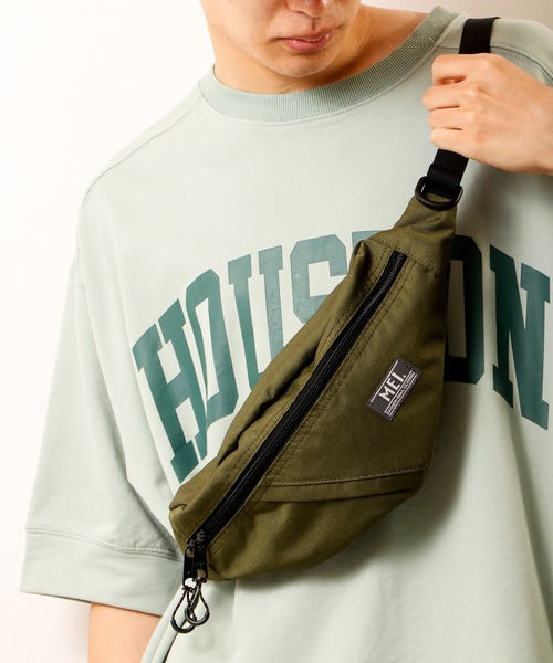 MEI（メイ）の「MEI ARCHIVE BOTTOMLINE ミニボディバッグ（ボディバッグ/ウエストポーチ・メンズ・ホワイト/ブラック/ベージュ/パープル/ネイビー/グレー/ピンク/オリーブドラブ・FREE）」の6枚目の写真