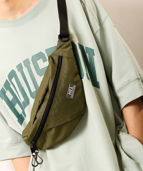 MEI（メイ）の「MEI ARCHIVE BOTTOMLINE ミニボディバッグ（ボディバッグ/ウエストポーチ・メンズ・ホワイト/ブラック/ベージュ/パープル/ネイビー/グレー/ピンク/オリーブドラブ・FREE）」の17枚目の写真