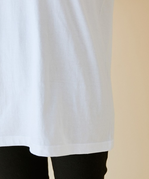 MADEMOISELLE ROPE'（マドモアゼル ロペ）の「【VTA for MADEMOISELLE】フラワーフォトショートスリーブ Tシャツ（Tシャツ/カットソー・レディース・チャコールグレー/グレー系その他/ホワイト/ホワイト系その他・FREE）」の12枚目の写真