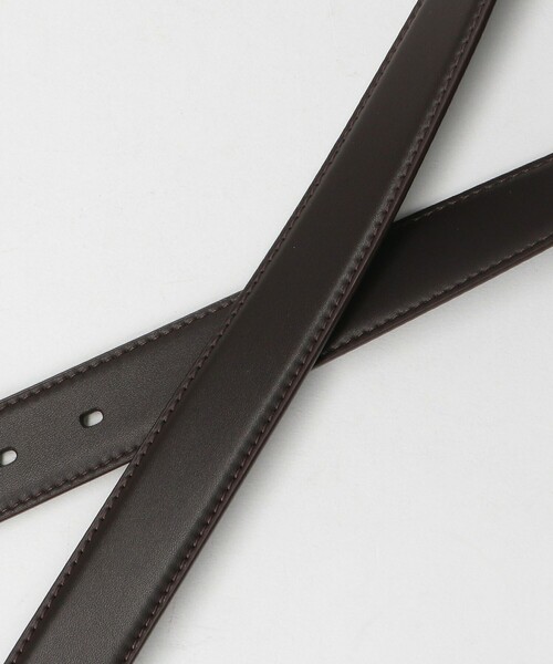 green label relaxing(グリーンレーベルリラクシング)の「レザーライク STRC ドレスベルト(ベルト・メンズ・ブラック/ダークブラウン・FREE)」の6枚目の写真