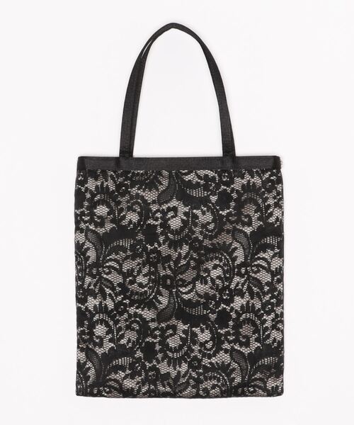 Cupid Heart（キューピッドハート）の「【Cupid Heart】結婚式用bag レースサブバッグ（エコバッグ/サブバッグ・レディース・ブラック/シルバー/ベージュ・MEDIUM）」の6枚目の写真