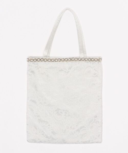 Cupid Heart（キューピッドハート）の「【Cupid Heart】結婚式用bag レースサブバッグ（エコバッグ/サブバッグ・レディース・ブラック/シルバー/ベージュ・MEDIUM）」の18枚目の写真