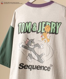 Tom＆Jerry | 【TOM&JERRY/トムとジェリー】T&J　PLAY　TAGプリントオーバーサイズ半袖Tシャツ(Tシャツ/カットソー)