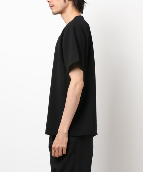 CROWDED CLOSET(クラウデッドクローゼット)の「千鳥Wジャガードヘンリーネックカットソー(Tシャツ/カットソー・メンズ・ホワイト/ブルー/ブラック・04/02/03)」の9枚目の写真