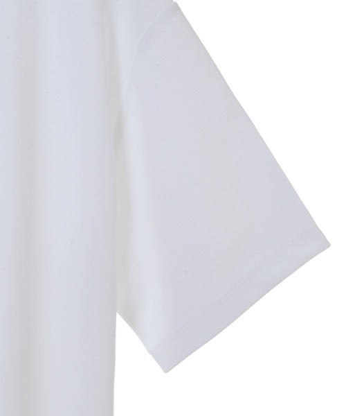 CROWDED CLOSET(クラウデッドクローゼット)の「千鳥Wジャガードヘンリーネックカットソー(Tシャツ/カットソー・メンズ・ホワイト/ブルー/ブラック・04/02/03)」の6枚目の写真