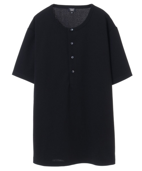 CROWDED CLOSET(クラウデッドクローゼット)の「千鳥Wジャガードヘンリーネックカットソー(Tシャツ/カットソー・メンズ・ホワイト/ブルー/ブラック・04/02/03)」の11枚目の写真