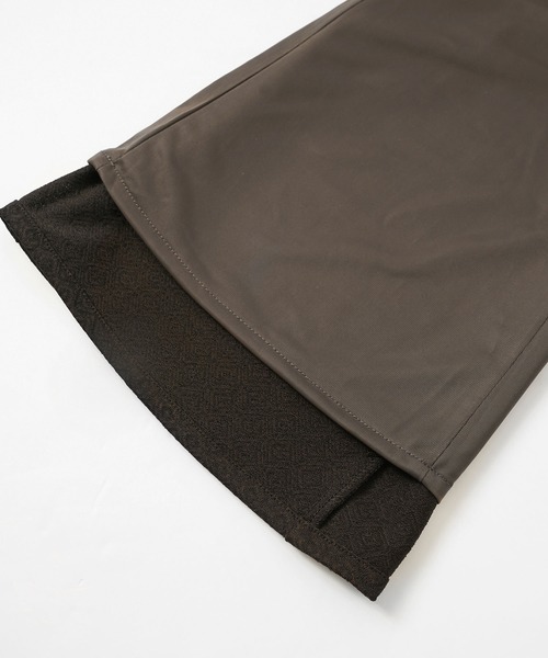 X-girl（エックスガール）の「JACQUARD JERSEY FLARE PANTS（その他パンツ・レディース・ブラウン/グリーン・S/M/XS）」の20枚目の写真