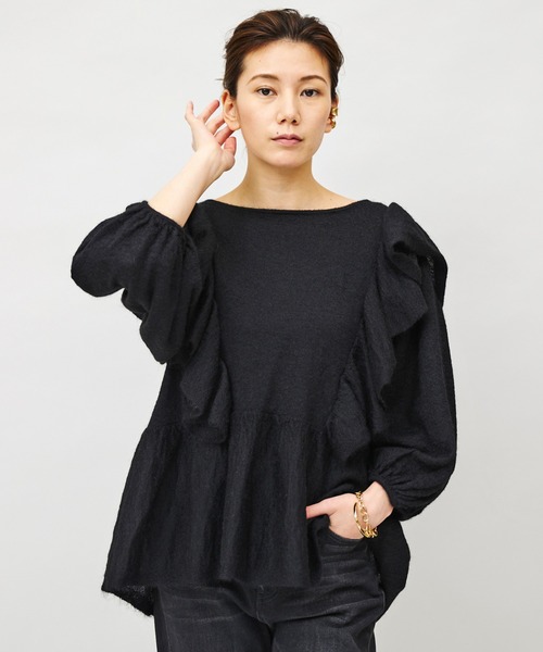 ⭐試着のみ⭐カレンソロジーカノコフレアスリットプルオーバー Curensology（カレンソロジー）の「Curensology(カレンソロジー