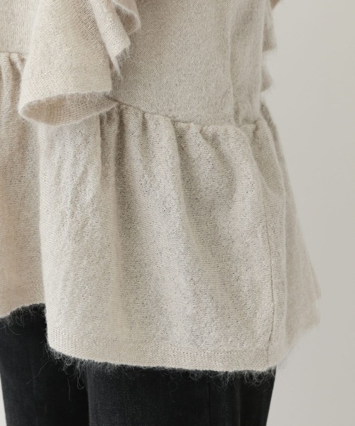 Curensology シャギー　モヘヤ　ニット　プルオーバー Curensology｜シャギーケーブルニットプルオーバー | Rakuten