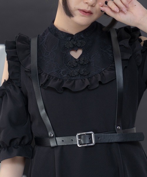 DearMyLove（ディアマイラブ）の「レースチャイナデザインワンピース