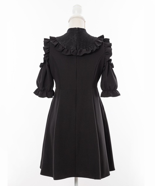 DearMyLove(ディアマイラブ)の「レースチャイナデザインワンピース(ワンピース・レディース・ピンク/ブラック・MEDIUM/LARGE/X-LARGE/XX-LARGE)」の12枚目の写真