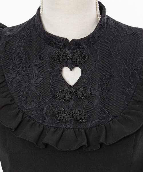 DearMyLove(ディアマイラブ)の「レースチャイナデザインワンピース(ワンピース・レディース・ピンク/ブラック・MEDIUM/LARGE/X-LARGE/XX-LARGE)」の22枚目の写真