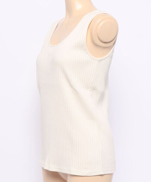ONEME(ワンム)の「ONEME Organic cotton Rib Tanktop(タンクトップ・レディース・ホワイト系その他・FREE)」の6枚目の写真