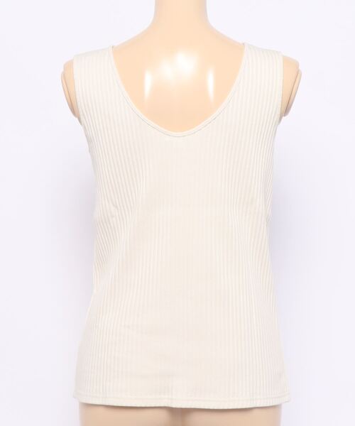 ONEME(ワンム)の「ONEME Organic cotton Rib Tanktop(タンクトップ・レディース・ホワイト系その他・FREE)」の8枚目の写真