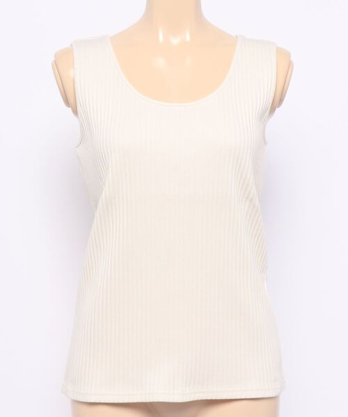 ONEME(ワンム)の「ONEME Organic cotton Rib Tanktop(タンクトップ・レディース・ホワイト系その他・FREE)」の10枚目の写真