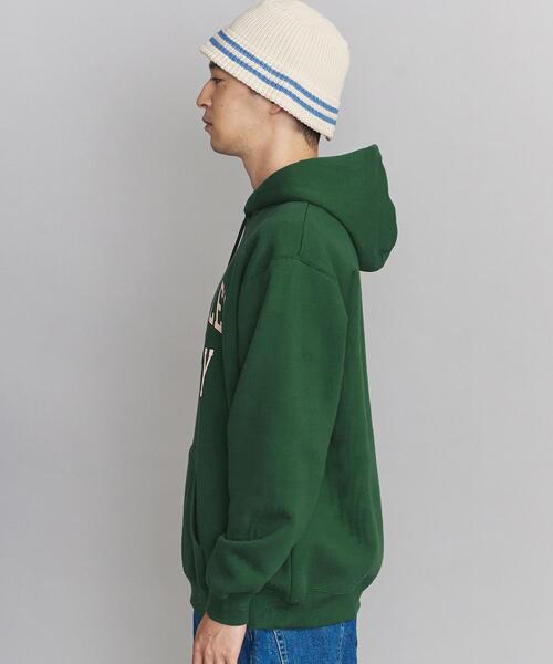 BEAUTY&YOUTH UNITED ARROWS（ビューティーアンドユースユナイテッドアローズ）の「【WEB限定】by レタード エア スウェット パーカー（パーカー・メンズ・ライトグレー/ブラック/ベージュ/ケリー・S/M/L）」の6枚目の写真