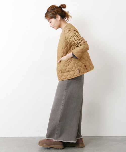 Traditional Weatherwear(トラディショナルウェザーウェア)の「《別注》【TRADITIONAL WEATHERWEAR 】ARKLEY:ブルゾン◆(ブルゾン・レディース・ベージュ/ブラック・36/34)」の11枚目の写真