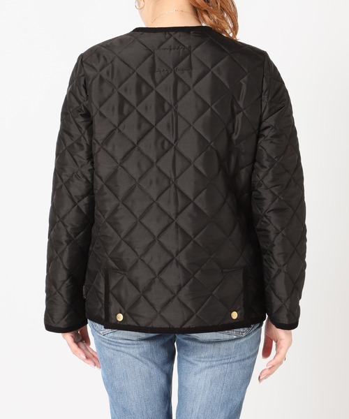 Traditional Weatherwear(トラディショナルウェザーウェア)の「《別注》【TRADITIONAL WEATHERWEAR 】ARKLEY:ブルゾン◆(ブルゾン・レディース・ベージュ/ブラック・36/34)」の8枚目の写真