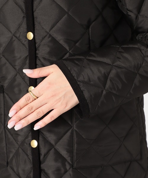 Traditional Weatherwear(トラディショナルウェザーウェア)の「《別注》【TRADITIONAL WEATHERWEAR 】ARKLEY:ブルゾン◆(ブルゾン・レディース・ベージュ/ブラック・36/34)」の5枚目の写真