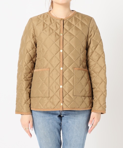 Traditional Weatherwear(トラディショナルウェザーウェア)の「《別注》【TRADITIONAL WEATHERWEAR 】ARKLEY:ブルゾン◆(ブルゾン・レディース・ベージュ/ブラック・36/34)」の6枚目の写真