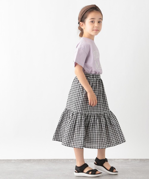 GLOBAL WORK（グローバルワーク）の「エアリーローンスカート/キッズ/956136（スカート・キッズ・ライトパープル/ブラック/その他・140cm/120cm/130cm/150cm/160cm/110cm/100cm）」の4枚目の写真