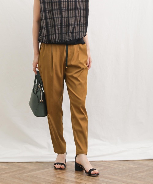 Gready Brilliant（グレディブリリアン）の「トラックパンツ/イージーパンツ（その他パンツ・レディース・ブラック/ベージュ/キャメル/ダークベージュ・38/36）」の4枚目の写真