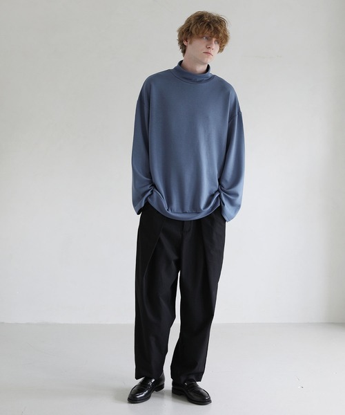 LILL（リル）の「ディープタックバルーントラウザーパンツ（その他パンツ・メンズ・ブラック/グレー/チャコール/グレー系・S/M/L/XL）」の17枚目の写真