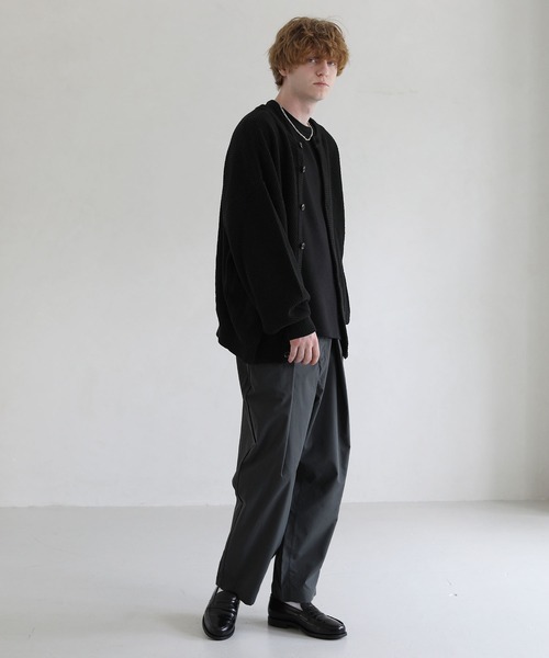 LILL（リル）の「ディープタックバルーントラウザーパンツ（その他パンツ・メンズ・ブラック/グレー/チャコール/グレー系・S/M/L/XL）」の7枚目の写真