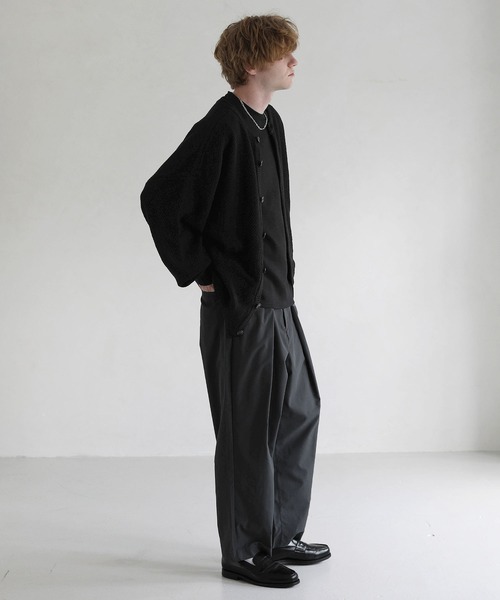 LILL（リル）の「ディープタックバルーントラウザーパンツ（その他パンツ・メンズ・ブラック/グレー/チャコール/グレー系・S/M/L/XL）」の19枚目の写真
