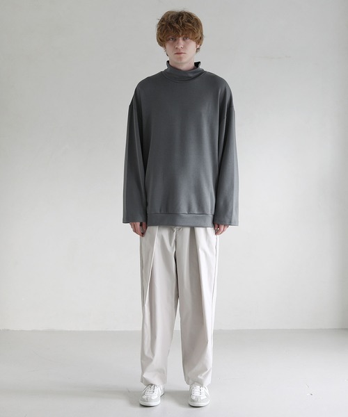 LILL（リル）の「ディープタックバルーントラウザーパンツ（その他パンツ・メンズ・ブラック/グレー/チャコール/グレー系・S/M/L/XL）」の8枚目の写真
