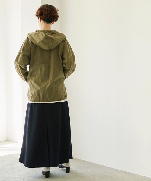 nitca(ニトカ)の「C/Nyハイカウントウェザー フードブルゾン(ブルゾン・レディース・ブラック/カーキ・FREE)」の18枚目の写真