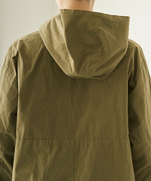 nitca(ニトカ)の「C/Nyハイカウントウェザー フードブルゾン(ブルゾン・レディース・ブラック/カーキ・FREE)」の11枚目の写真