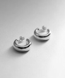 K10カット丸線 フープピアス（大）（ピアス（両耳用