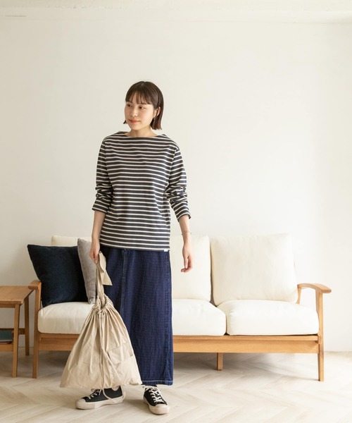 FORK&SPOON（フォークアンドスプーン）の「FORK&SPOON　ボートネックボーダー（Tシャツ/カットソー・レディース・ホワイト系その他/グレー系その他/ブルー系その他/レッド系その他・1/2）」の20枚目の写真