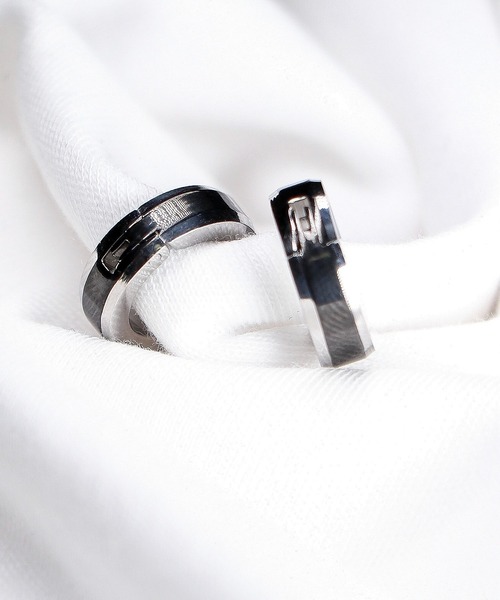 FUNALIVE（ファンアライブ）の「JON イヤーカフ ステンレス両耳(２点セット)韓国製（イヤーカフ・メンズ・A/B/C/D/E/F/G/H/I/J/K/L/M/N/O/その他1/その他3/Z/V/P/その他2/U/その他5/Y/S/X/T/W/その他/R/その他4/その他6/Q・FREE）」の18枚目の写真