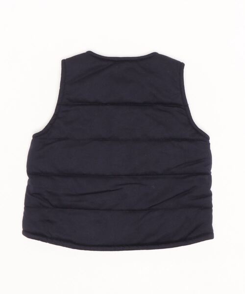 quoti use fith（クゥオティ　ユース　フィス）の「パデットウォームベスト（その他アウター・キッズ・ネイビー/ブラウン/アイボリー・90/100/110/120/80/130）」の4枚目の写真