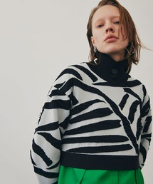 UNITED TOKYO | ブランアートジャガードニット(ニット/セーター)