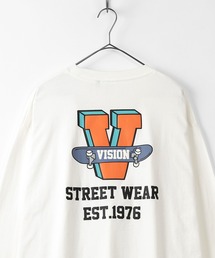 VISION STREET WEAR（ヴィジョンストリートウェア）の「【VISION STREET  WEAR/ヴィジョンストリートウェア】ブランドロゴ 　発泡プリント長袖Tシャツ（Tシャツ/カットソー・メンズ）」