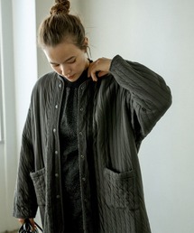 PUAL CE CIN | オーガニックストライプキルトジャケット(その他アウター)