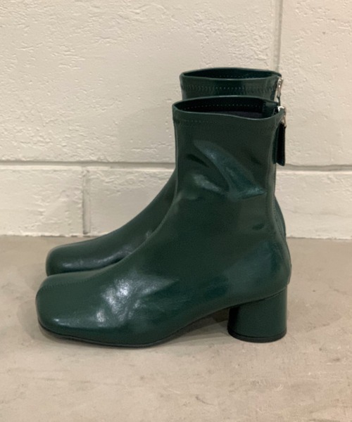 CIAOPANIC（チャオパニック）の「センターステッチショートブーツ（ブーツ・レディース・ブラック/グリーン/アイボリー・SMALL/MEDIUM/39/37）」の13枚目の写真