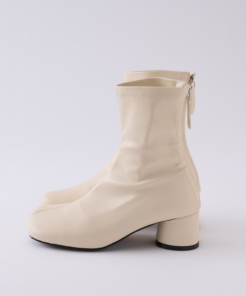 CIAOPANIC（チャオパニック）の「センターステッチショートブーツ（ブーツ・レディース・ブラック/グリーン/アイボリー・SMALL/MEDIUM/39/37）」の21枚目の写真