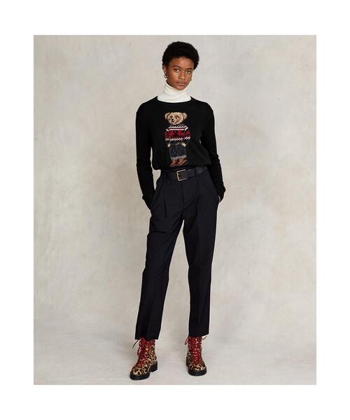 POLO RALPH LAUREN(ポロ ラルフ ローレン)の「スキー Polo ベア セーター(ニット/セーター・レディース・ブラック系1・S/M/XS)」の4枚目の写真